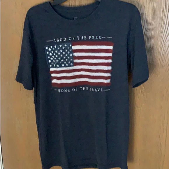 Great American Lakes USA Flag Shirt - M Size - Picture 1 of 3